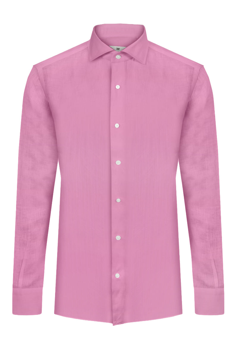 Camicia in lino collo francese MATT T.626 S26CM3513