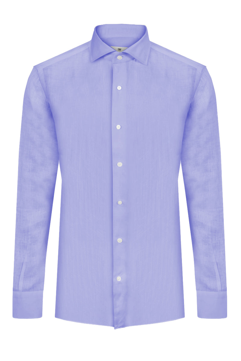 Camicia in lino collo francese MATT T.626 S26CM3513