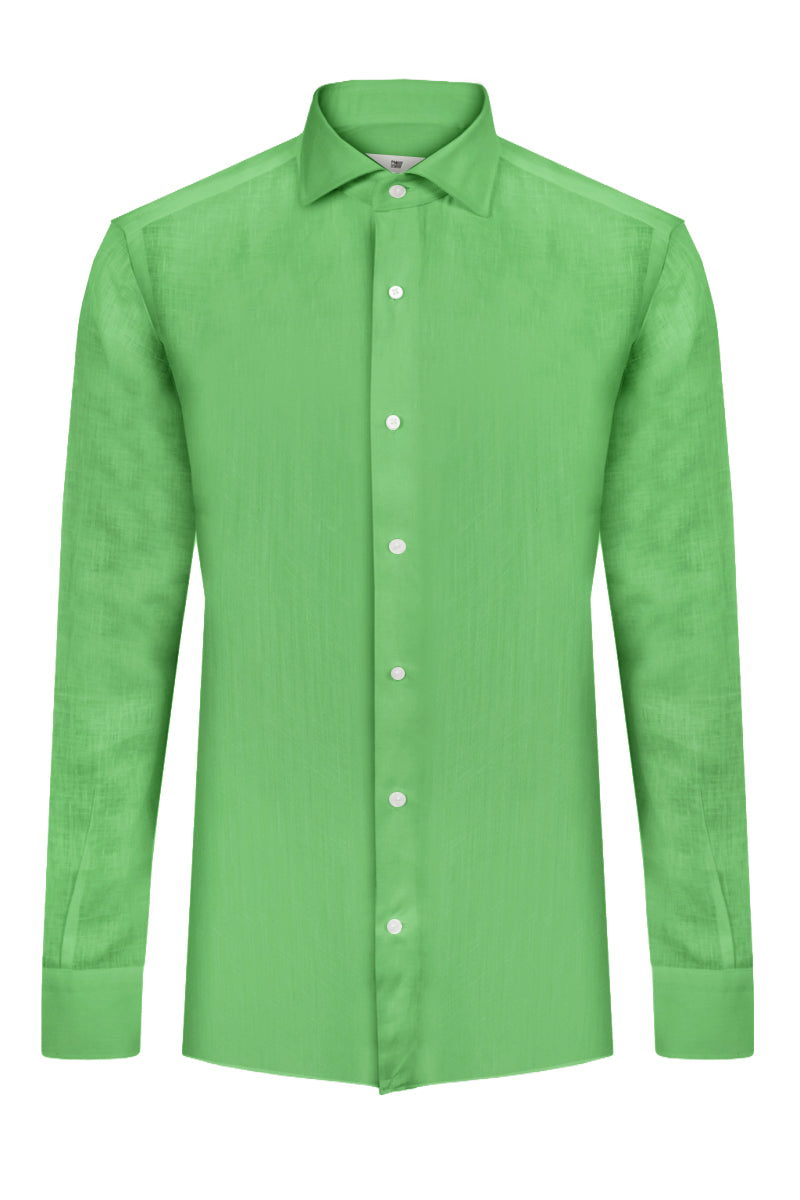 Camicia in lino collo francese MATT T.626 S26CM3513