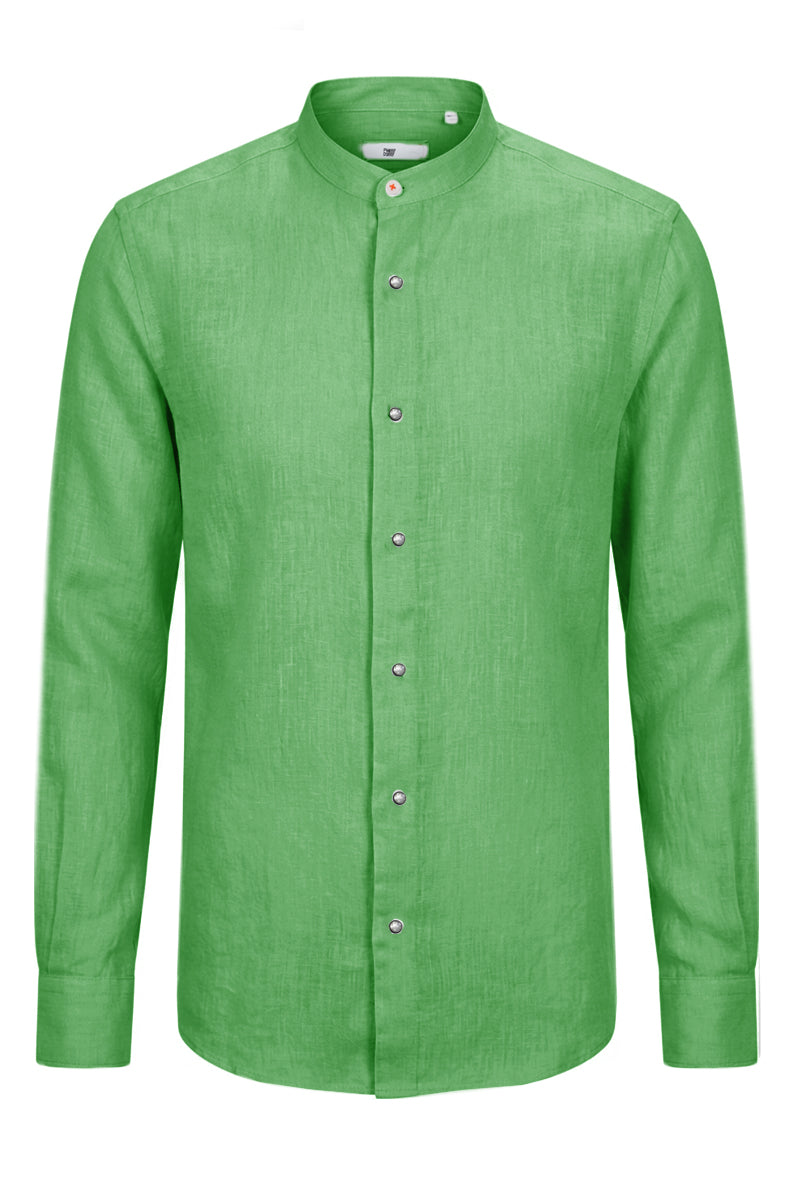 Camicia in lino collo coreana SEUL T.626 S26CM3516