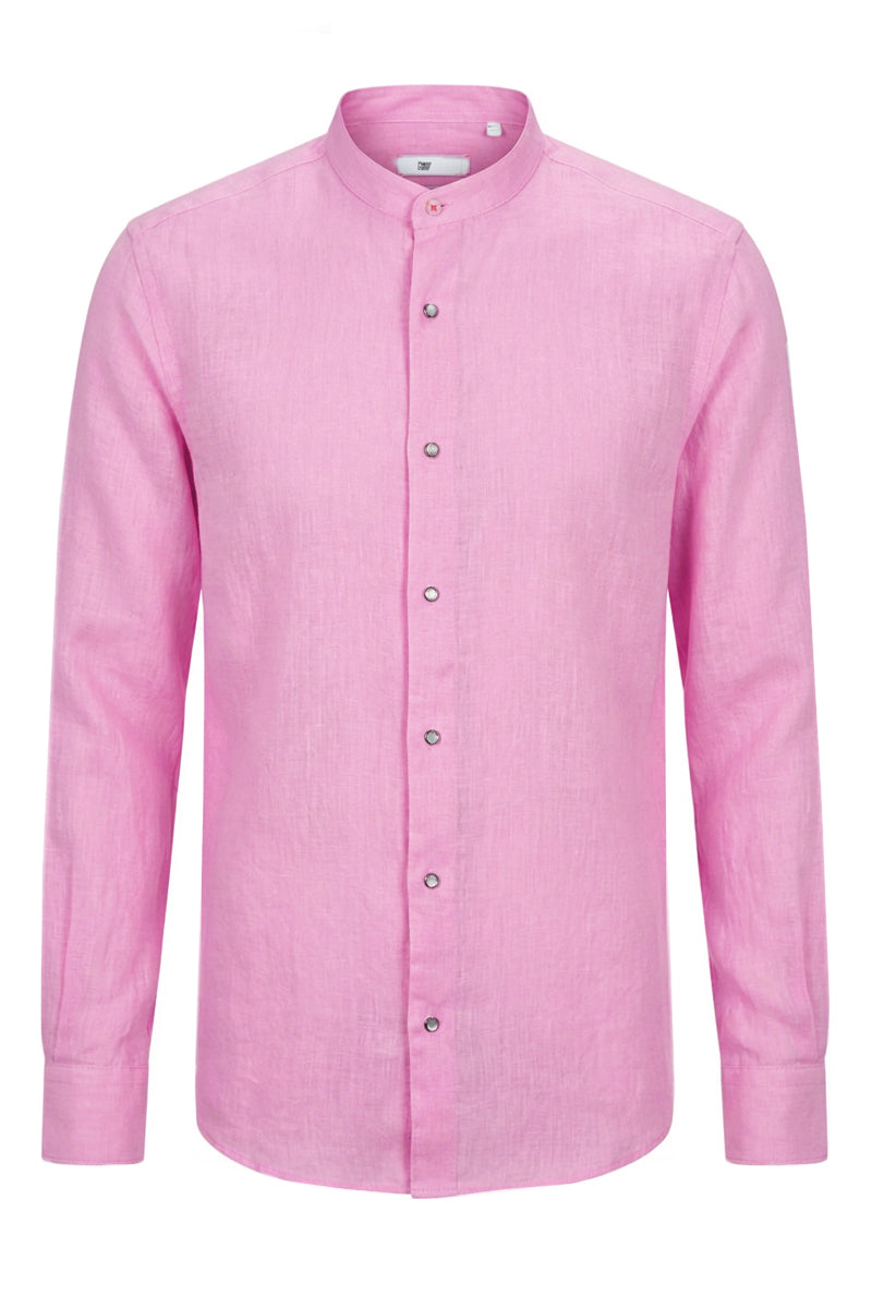 Camicia in lino collo coreana SEUL T.626 S26CM3516