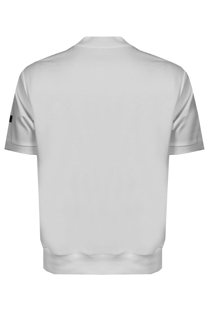 Felpa giro collo mezza manica BRANDING ROUND T.773 S26SW748 in spugna leggera