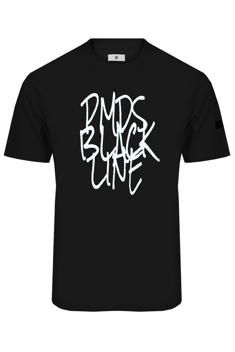 T-shirt Girocollo Mezza Manica  BLACK LINE S26TS312 in cotone