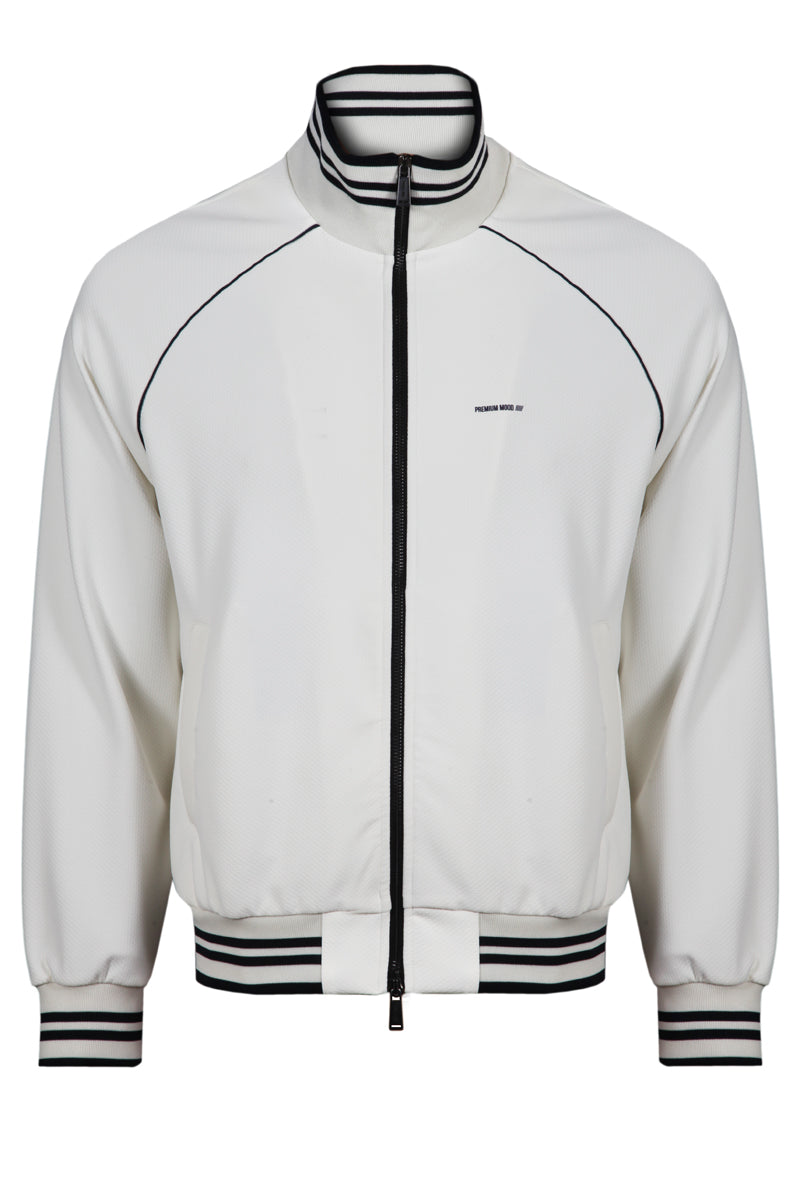 Felpa full zip EDWIN FLEECE T.780 S26SW751 in lycra nido d'ape