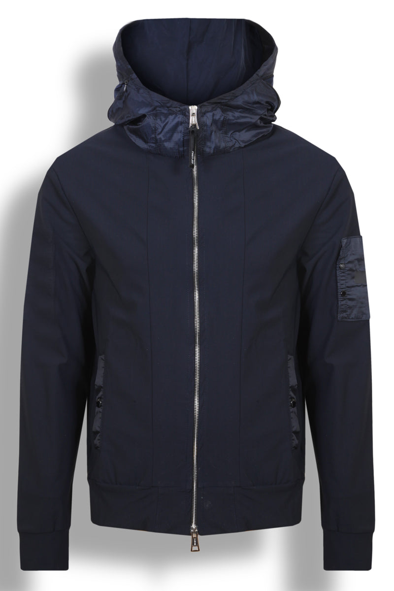 Felpa con cappuccio full zip SIPHO FLEECE T.568 S26SW743 in lycra