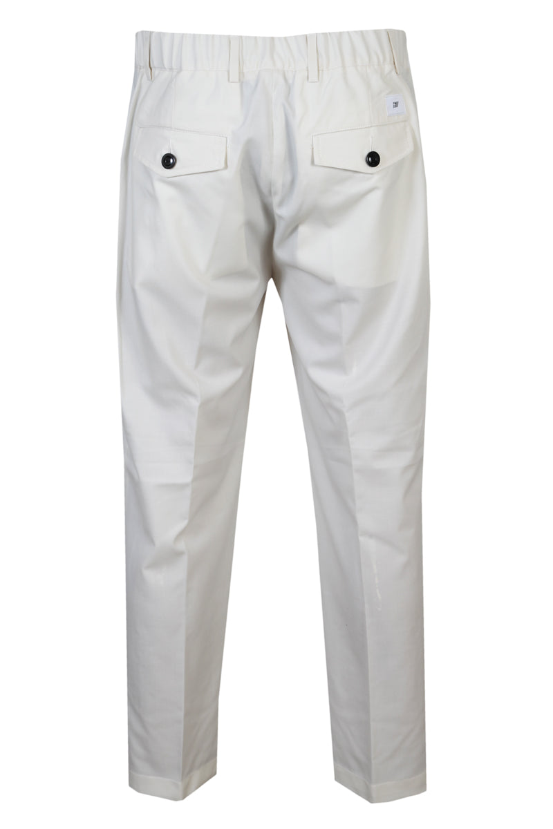 Pantaloni con vita elasticizzata THATO T.656 S26P6014 in fresco lana