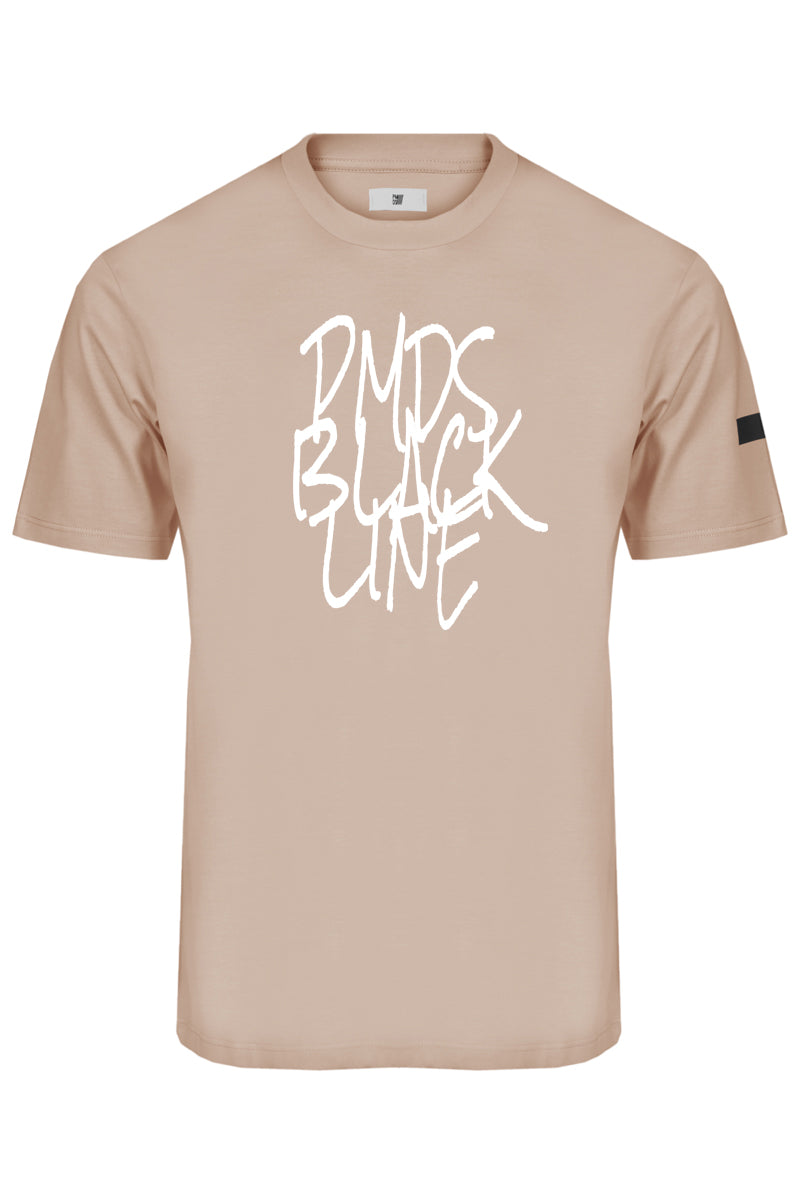 T-shirt Girocollo Mezza Manica  BLACK LINE S26TS312 in cotone