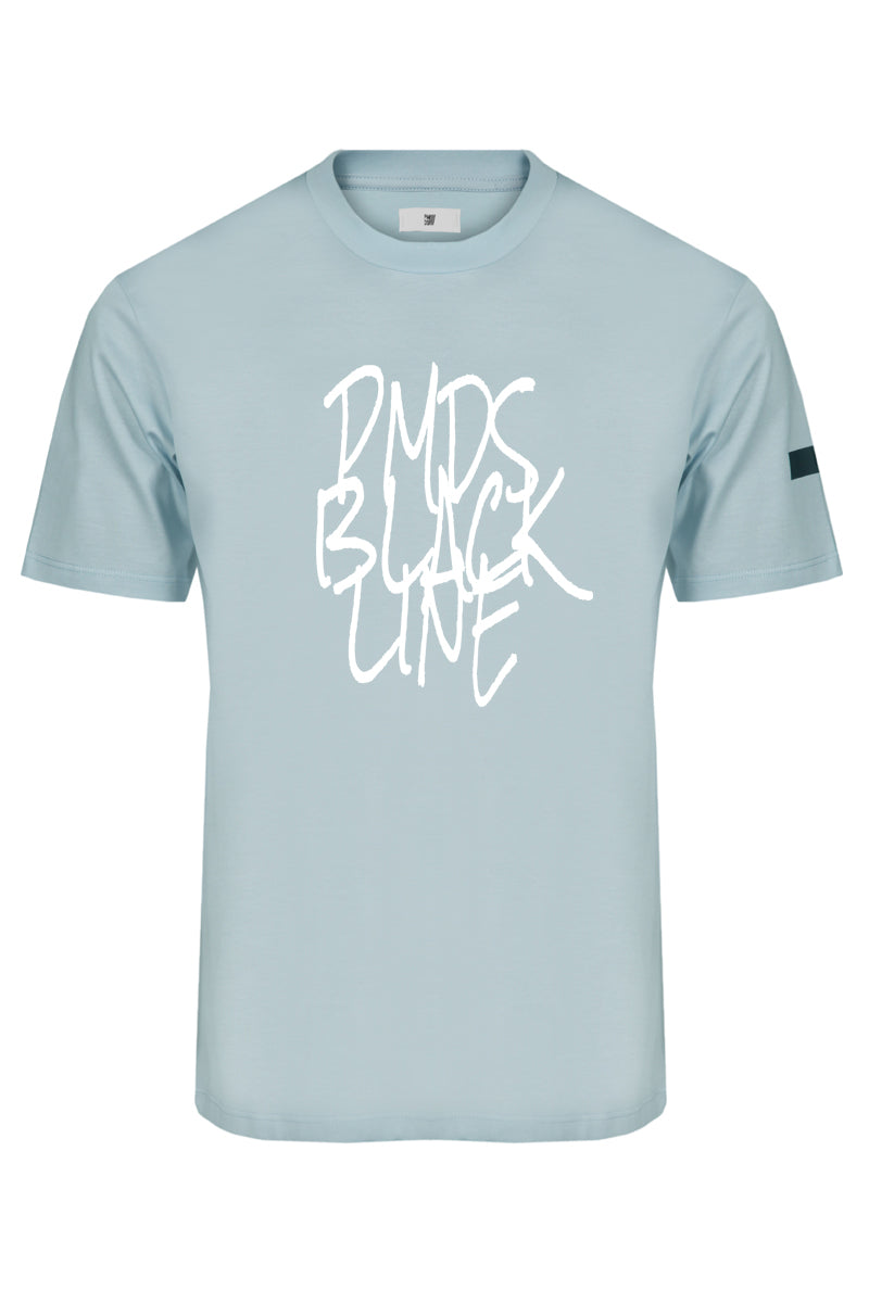 T-shirt Girocollo Mezza Manica  BLACK LINE S26TS312 in cotone